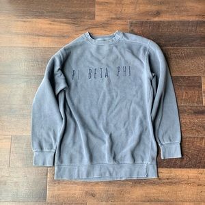 Comfort Colors Oversized Pi Beta Phi Sweatshirt
